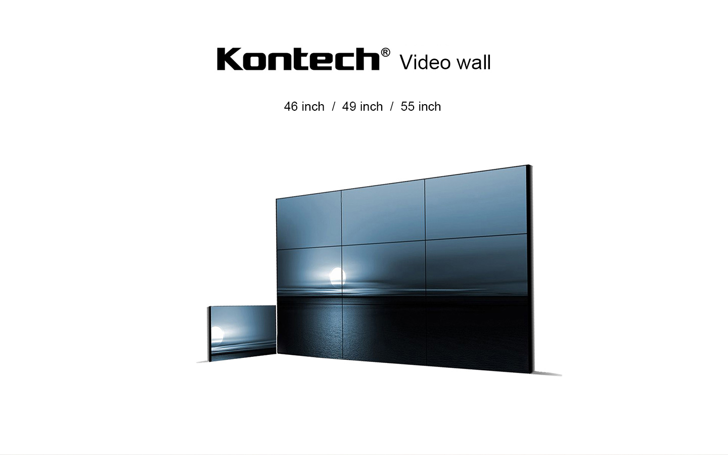 Kontech video wall  large screen display system is specially designed for users based on their usage scale requirements. It covers the most excellent high-definition video wall narrow edge splicing processing technology, high-definition digital display technology, signal switching technology, multi-screen image processing technology, remote video signal control technology, multi-channel signal processing and other performance parameter matching technologies in the world, making it an advanced large screen display system with high intelligence, high stability, high definition, and simple operation.