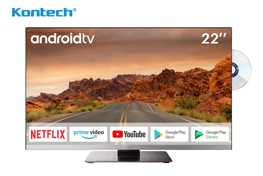 Smart 12V TV with DVD function